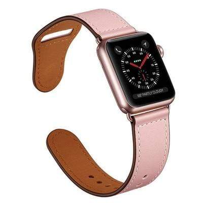 Leather Loop Watch Band Pink / 38mm / 40mm / 41mm DX190221S07