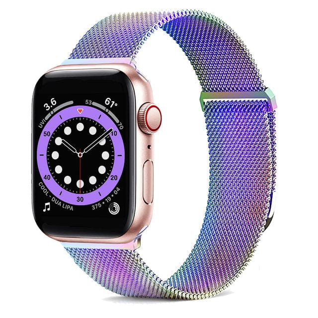 Milanese Loop Stainless Steel Watch Band Rainbow / 38mm, 40mm & 41mm DP2207052S05