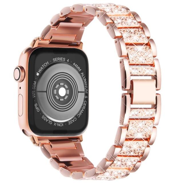 Diamond Watch Band Rose Gold / 38mm, 40mm & 41mm DP180301S04
