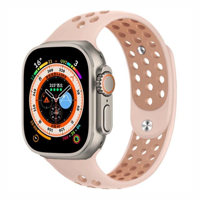 Breathable Sports Watch Band Rose Powder / 38mm, 40mm & 41mm DP2211121S06